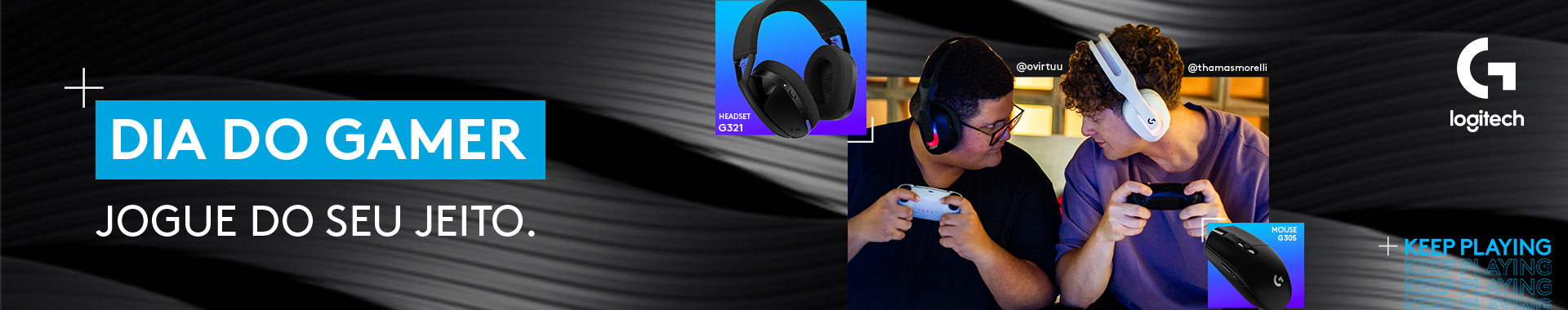 [PARCERIA] LOGITECH - Dia do Gamer - Destaque